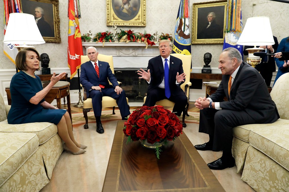 Image: Donald TrumpNancy PelosiChuck Schumer