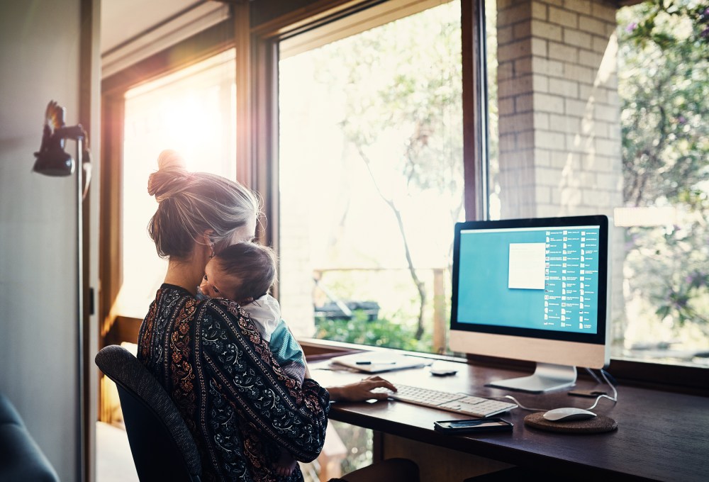 Balancing a new business and a new baby