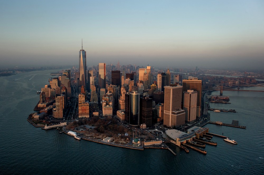 Image: Lower Manhattan in New York on Dec. 3, 2013.