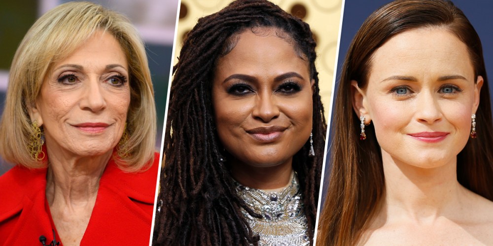 Image: Andrea Mitchell, Ava Duvernay, Alexis Bledel