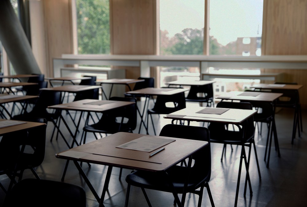 Image: Empty classroom