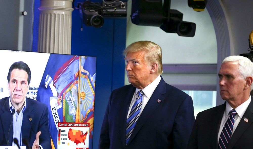 Image: The White House Holds Daily Briefing On Coronavirus Pandemic