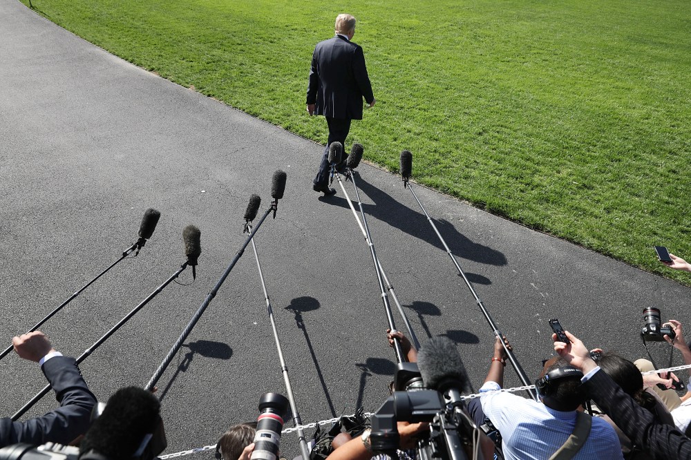 Image: President Trump Departs White House For Annapolis