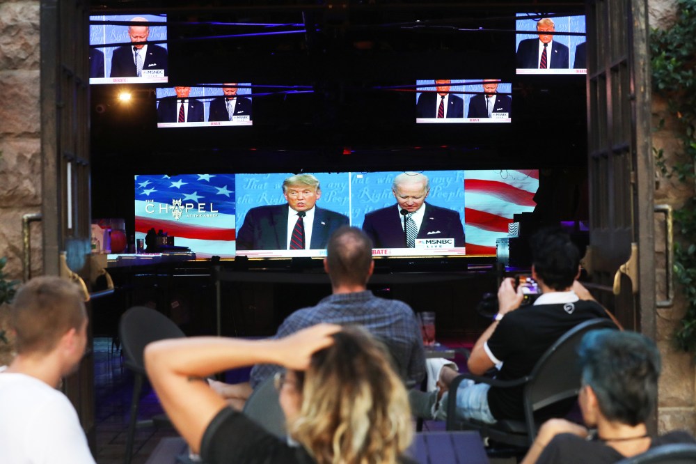 Image: Americans Across The Nation Watch First Presidential Debate