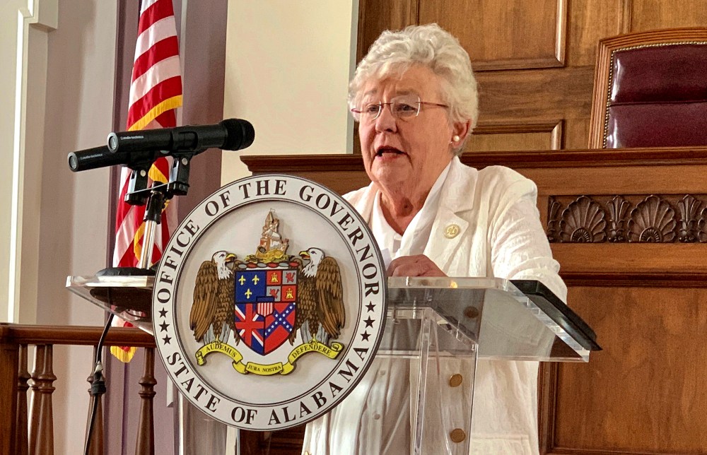 Alabama Gov. Kay Ivey speaks during a news conference in Montgomery, Ala. on July 29, 2020.