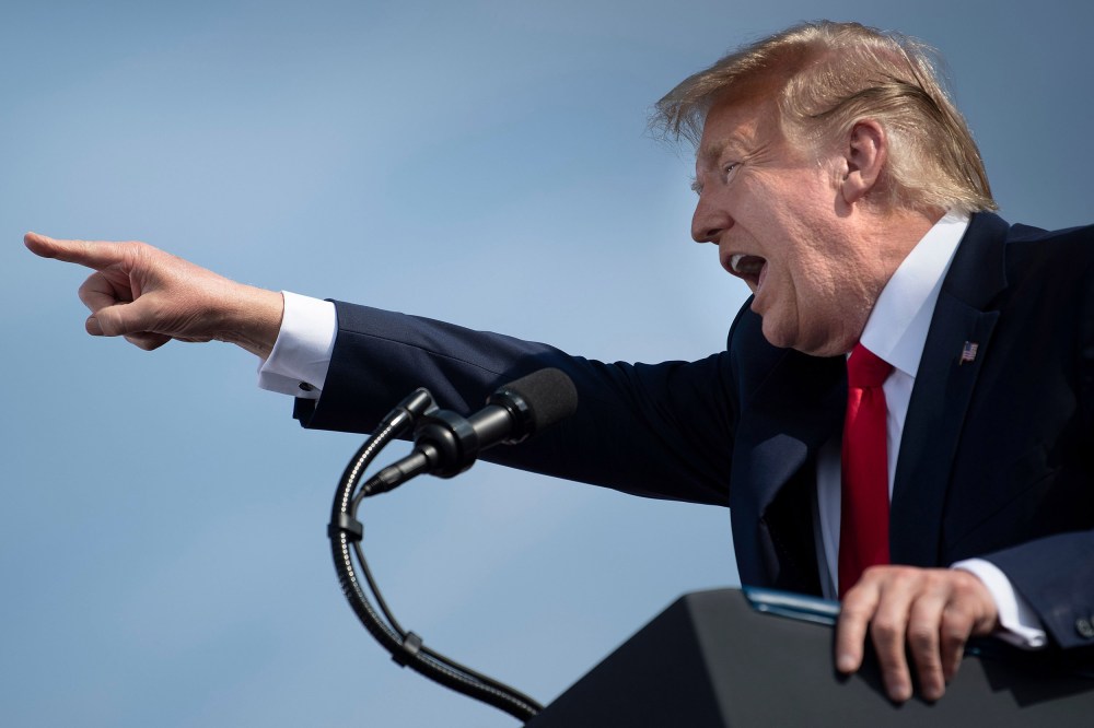 Image: President Donald Trump speaks during a Make America Great Again rally at Ocala International Airport in Ocala