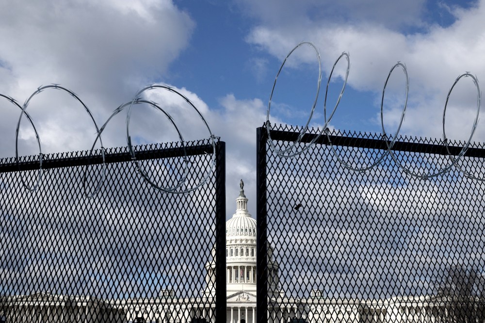 Image: ***BESTPIX*** Acting Capitol Police Chief Recommends Permanent Fencing Around US Capitol