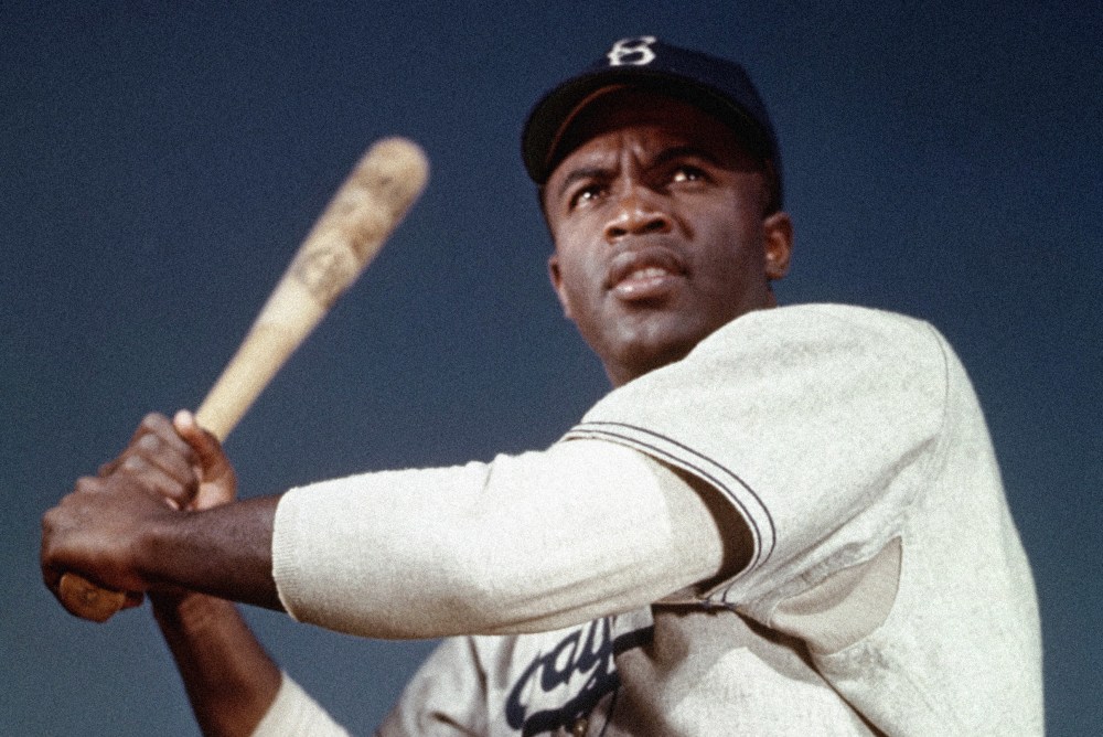 Image: Jackie Robinson of the Brooklyn Dodgers in 1953.