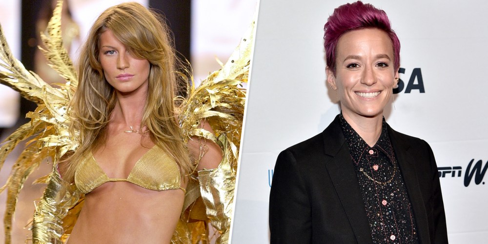 Image: Gisele Bundchen and Megan Rapinoe