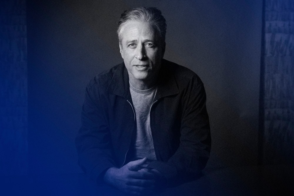 IMage: Jon Stewart in New York in 2014.