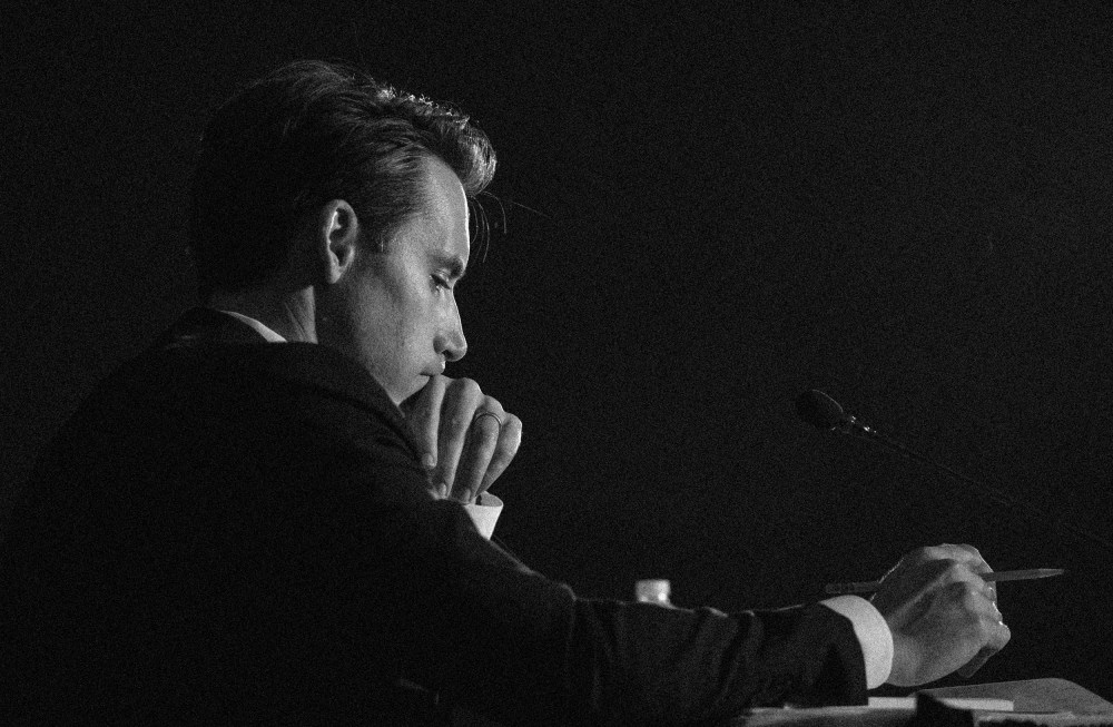 Image: Sen. Josh Hawley, R-Mo., in New York in 2019.