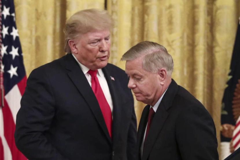 Donald Trump and Lindsey Graham