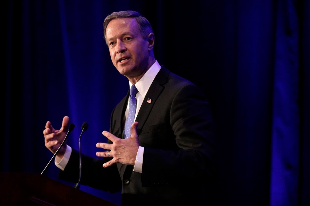 Former Maryland Governor and U.S. Democratic presidential candidate Martin O'Malley delivers remarks during the National Immigrant Integration Conference in Brooklyn, N.Y., on Dec. 15, 2015. (Photo by Andrew Gombert/EPA)