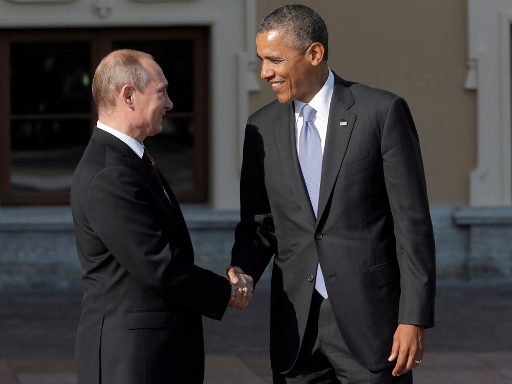 Image: Vladimir Putin, Barack Obama