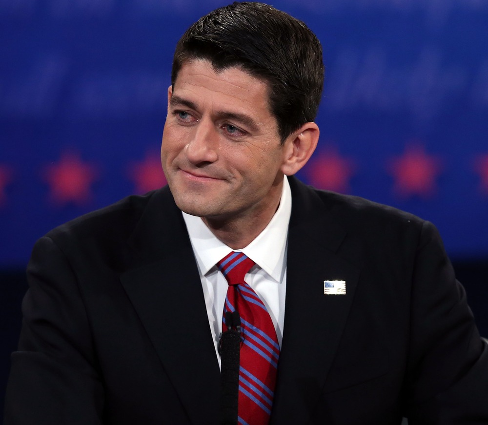Rep. Paul Ryan (R-WI) during the vice presidential debate at Centre College Oct. 11 in Danville, Ky. (Photo: Justin Sullivan/Getty Images)