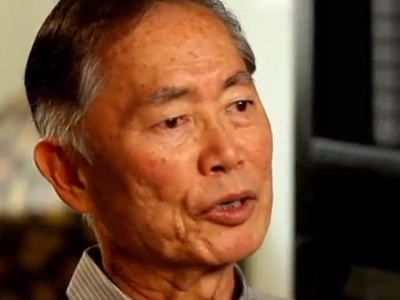 George Takei is one of several LGBT celebrities endorsing President Obama in a new campaign ad