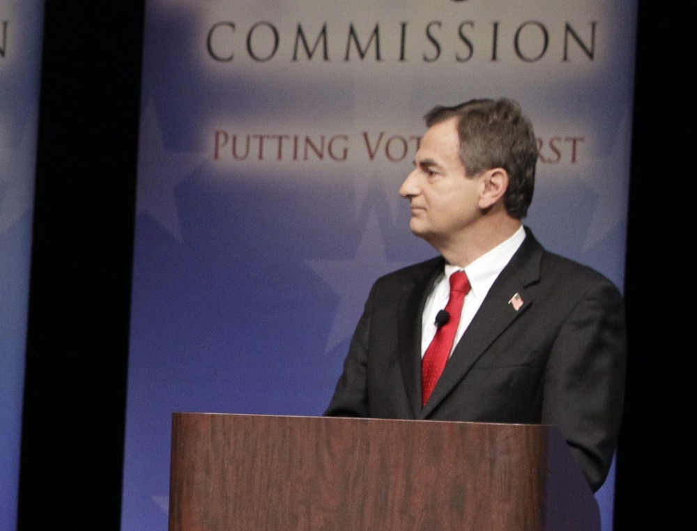 Candidate for Indiana's U.S. Senate seat Republican Richard Mourdock, pictured earlier this month.