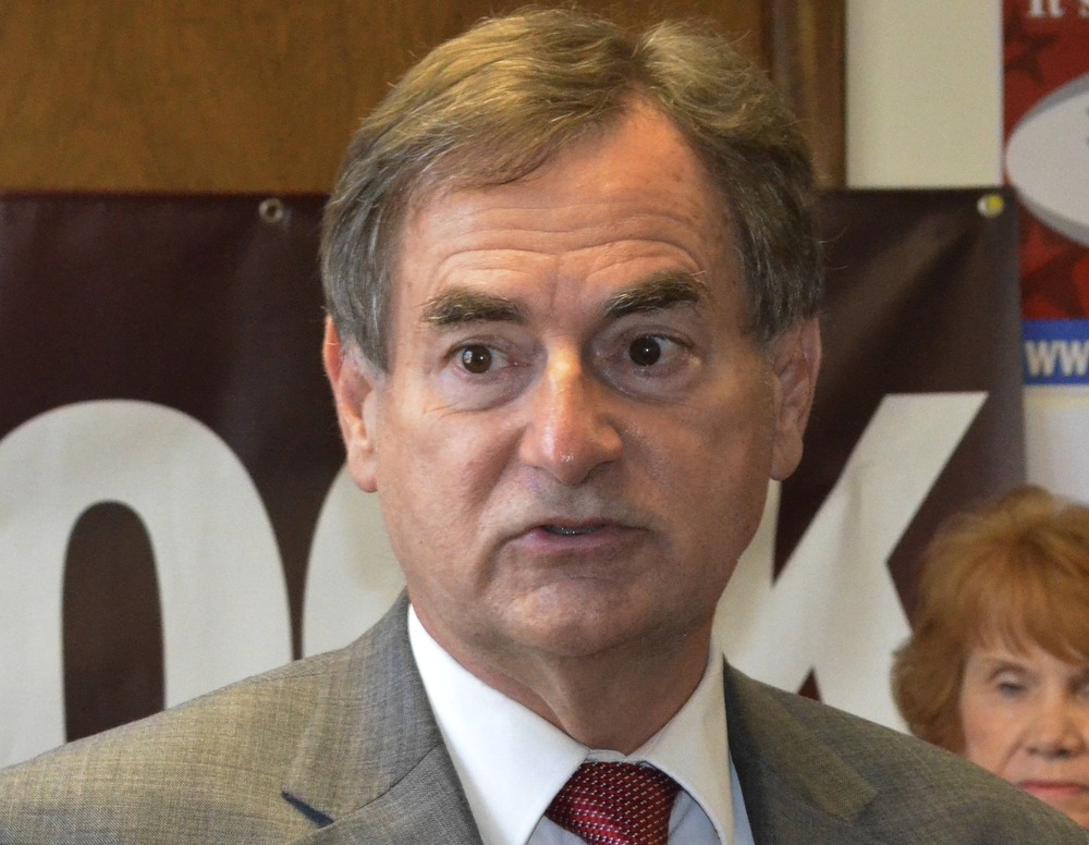 Indiana Republican U.S. Senate candidate Richard Mourdock, speaks with volunteers at the Republican "Victory Center" in Jeffersonville, Indiana in this October 3, 2012 file photograph. (Reuters)
