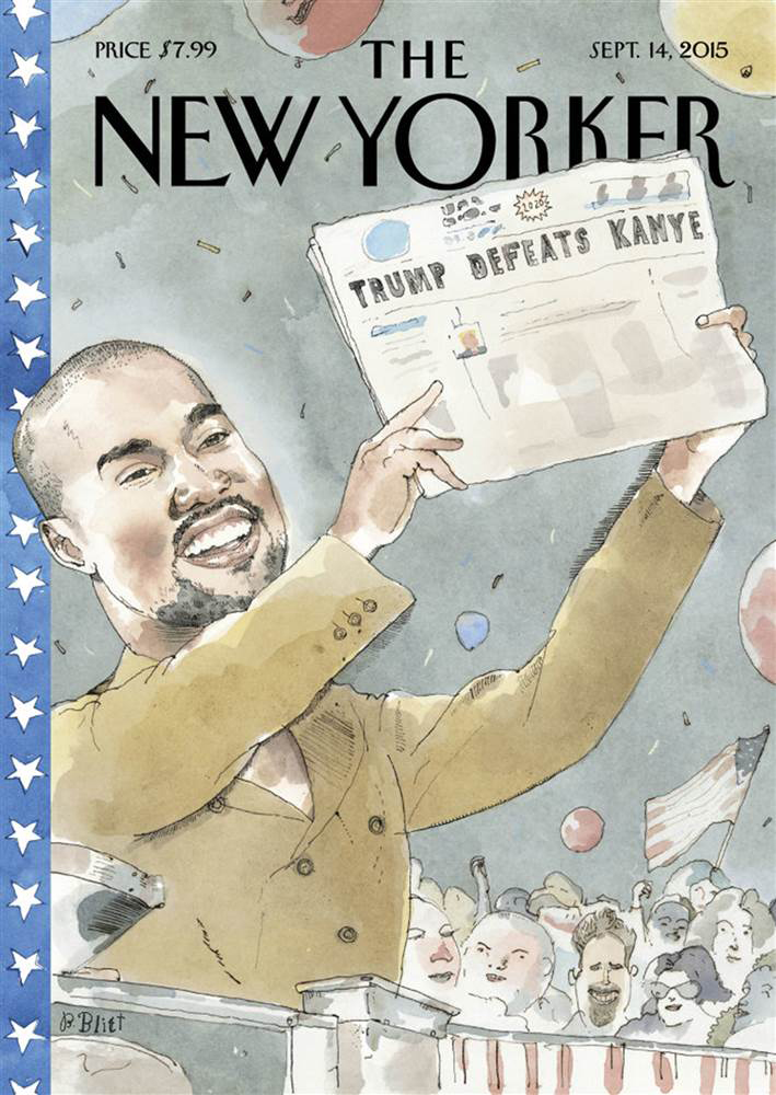 Cover Story: Kanye’s 2020 Vision (Illustration By Barry Blitt/The New Yorker)
