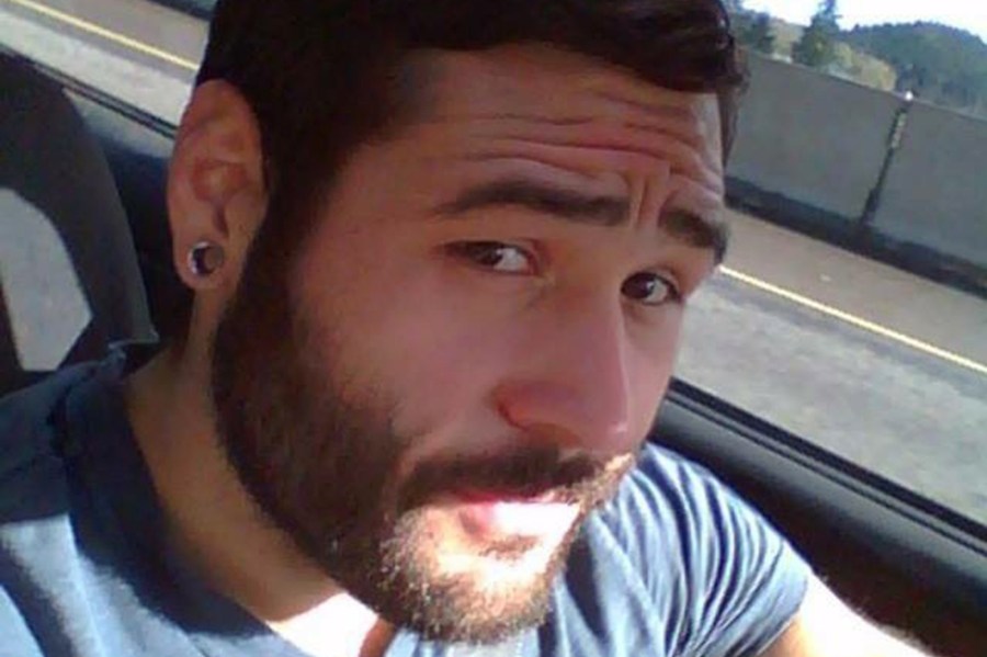 Chris Mintz, 30, left Mercy Medical Center in Roseburg, Oregon, on Wednesday night. (Courtesy of Sheila Brown)