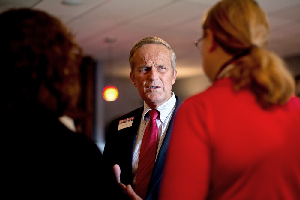 Todd Akin And Newt Gingrich Hold Press Conference In Missouri