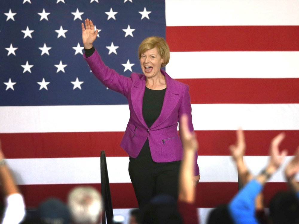 Experts gave U.S. Rep. Tammy Baldwin (D-WI) good odds at winning the Wisconsin race for Senate against former Governor, Tommy Thompson. (Photo by Scott Olson/Getty Images)
