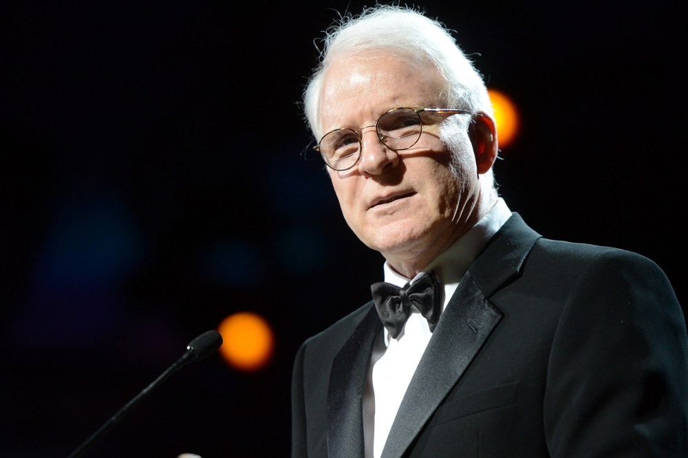 Actor/Musician Steve Martin at an event in Phoenix, Arizona, on March 23, 2013.