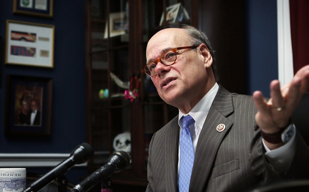 U.S. Rep. Steve Cohen (D-TN) speaks to members of the media during a news conference in his office  April 12, 2013 on Capitol Hill in Washington, DC.