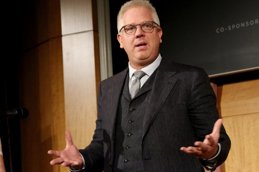 Glenn Beck speaks on April 26, 2013 in New York City.