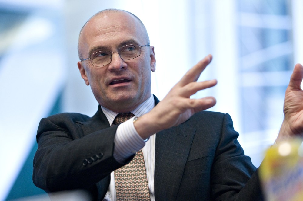 Image: Andrew Puzder, chief executive officer of CKE Restaurants In