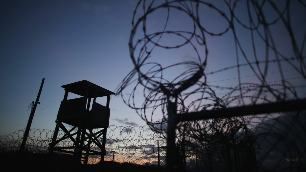 A watch tower is seen in the currently closed Camp X-Ray which was the first detention facility to hold 'enemy combatants' at the U.S. Naval Station on June 27, 2013 in Guantanamo Bay, Cuba. (Joe Raedle/Getty)