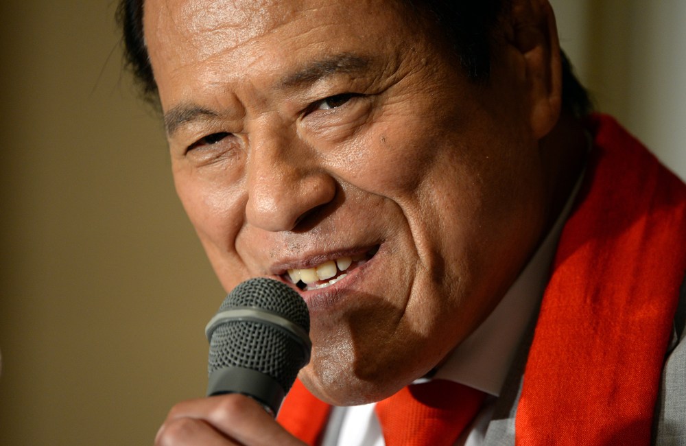 Antonio Inoki, a Japanese politician and former wrestler, in Tokyo on Aug. 5, 2013.