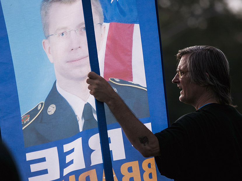 Image: Military Judge Sentences Bradley Manning