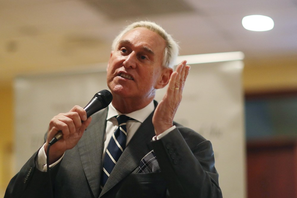 Roger Stone Addresses Women's Republican Club Of Miami