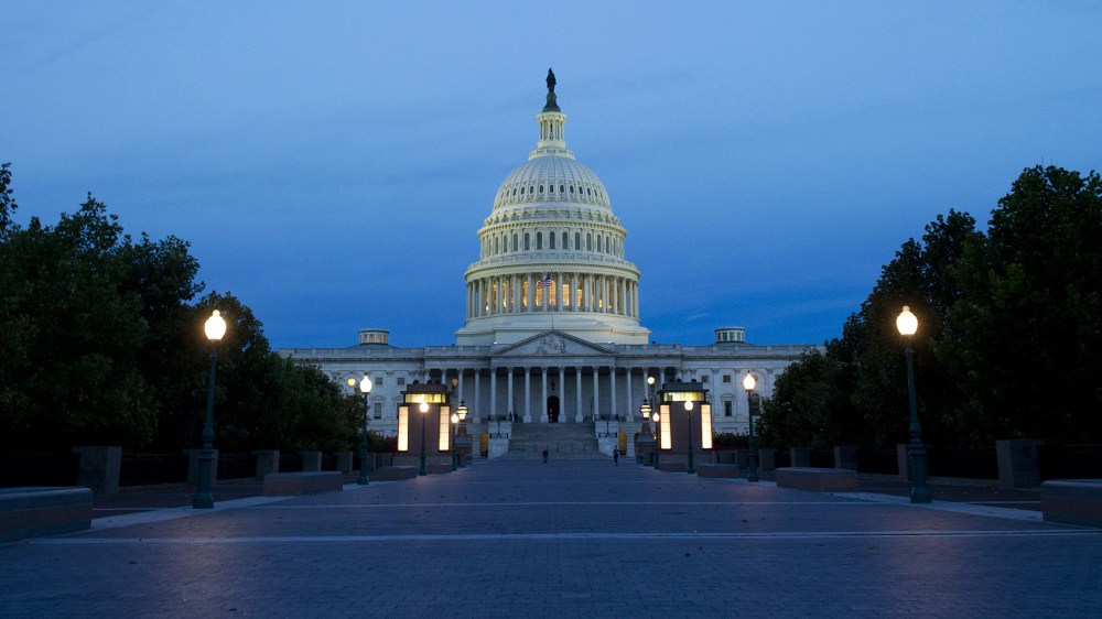 The US Capitol is seen at sunrise in Washington, D.C., Oct. 8, 2013.