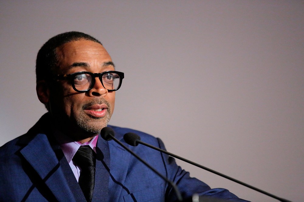 Spike Lee speaks after he is awarded the 20th Annual Dorothy And Lillian Gish Prize, Oct. 30, 2013.