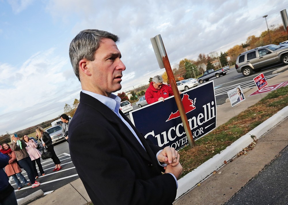 Candidate For Virginia Governor Attorney General Ken Cuccinelli Casts His Vote