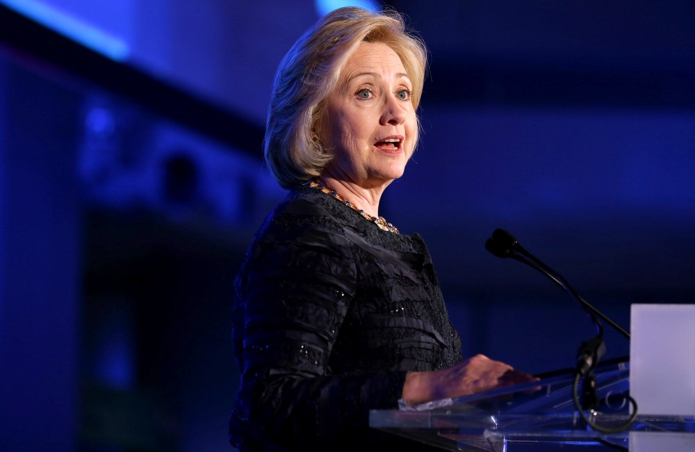 Former U.S. Secretary of State Hillary Clinton speaks on Nov. 14, 2013 in Washington, DC.