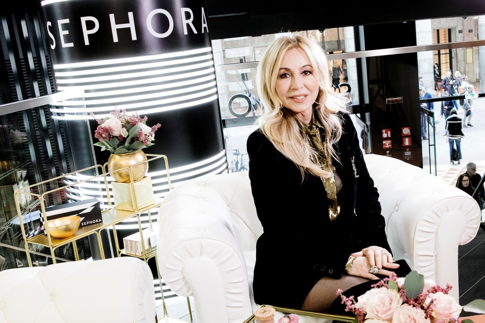 Image: Anastasia Soare in Sephora in Milan on March 8, 2019.