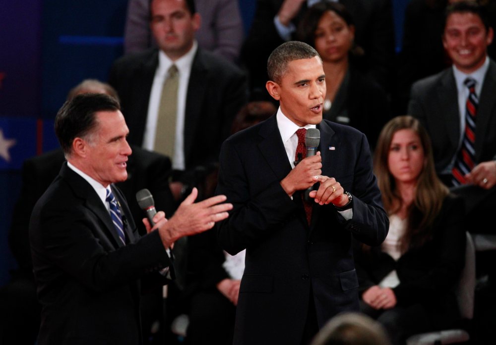 Mitt Romney defended his "self-deportation" stance during Tuesday's debate. (Photo: REUTERS/Jason Reed)