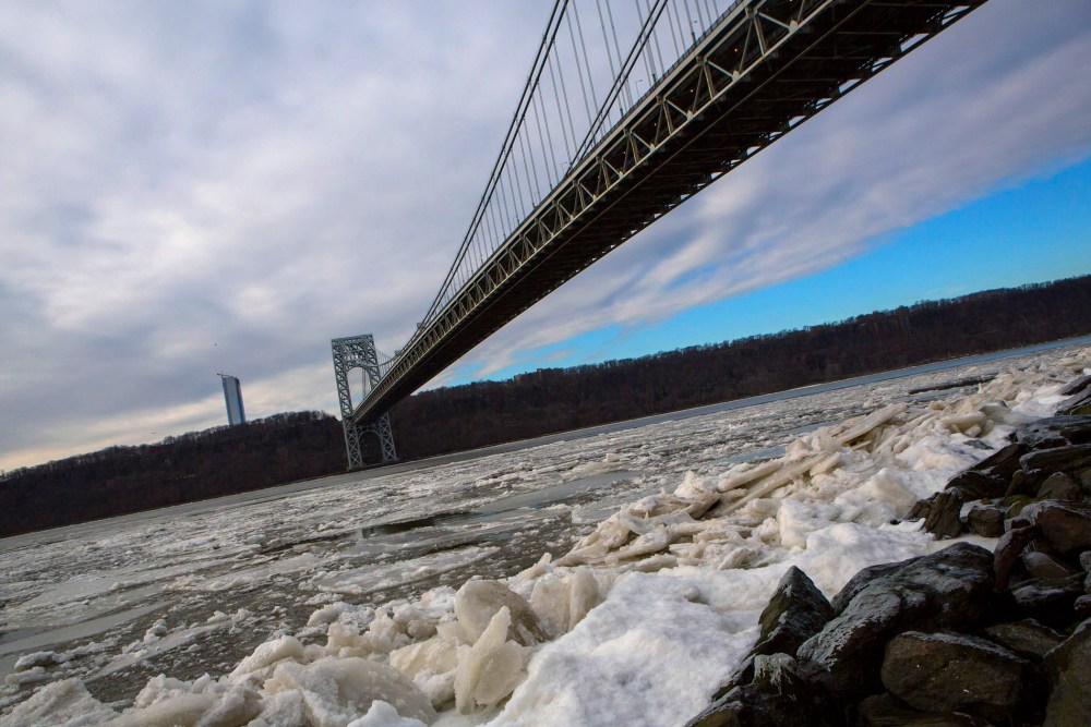 The George Washington Bridge is seen in New York January 8, 2014.