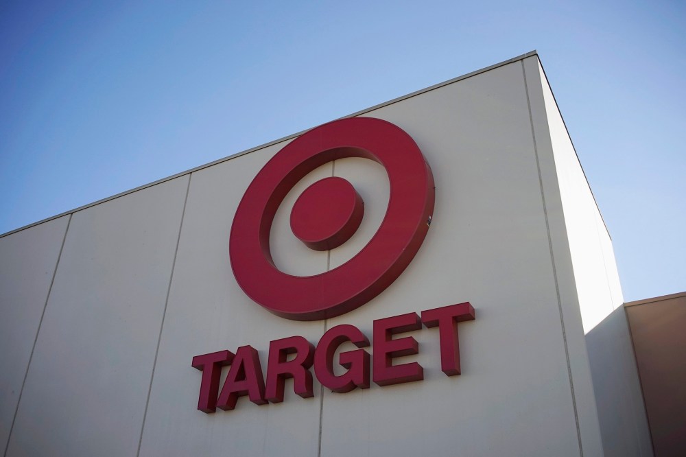 The sign outside the Target store is seen in Arvada, Colorado January 10, 2014.