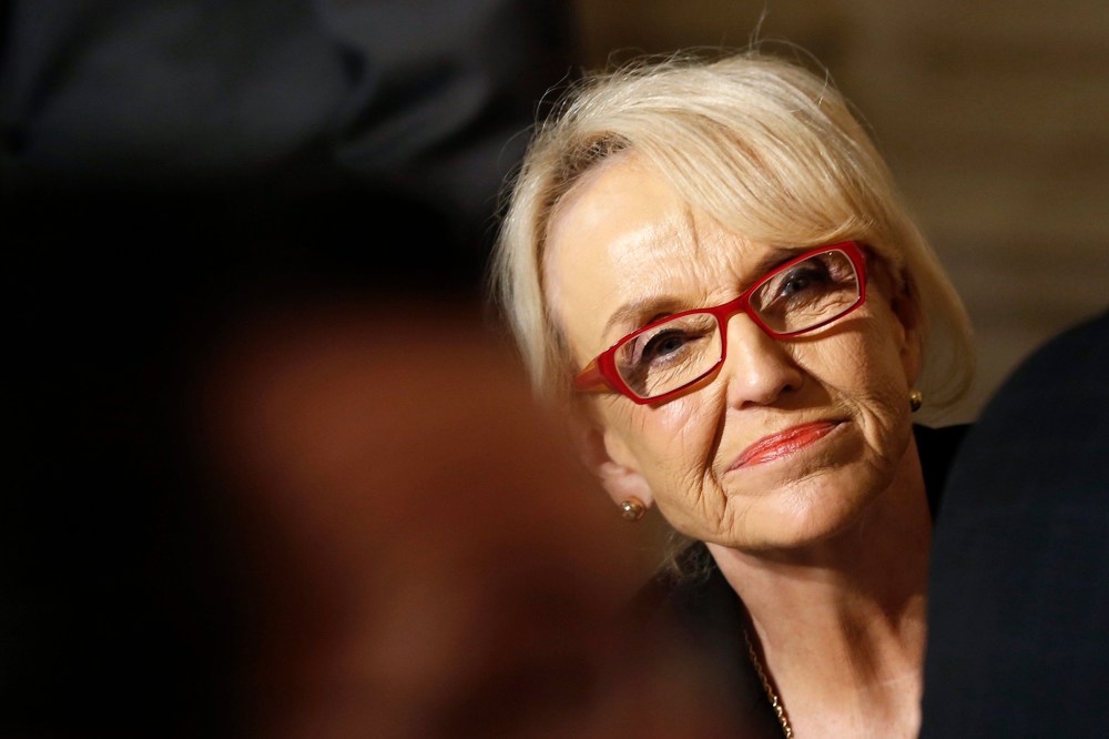 Arizona Governor Jan Brewer in Washington on Feb. 24, 2014