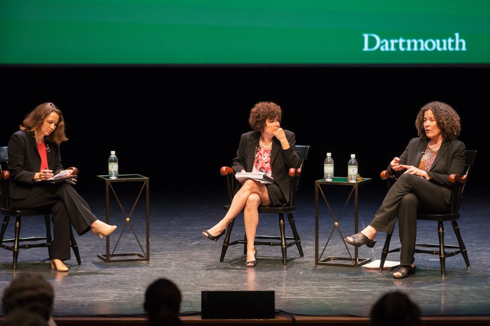 (L-R) Allison Randall, Office on Violence Against Women, Lynn Rosenthal, White House Advisor on Violence Against Women, and Bea Hanson, Principal Deputy Director of the Department of Justice Office on Violence Against Women, speak at the Summit on Sexual