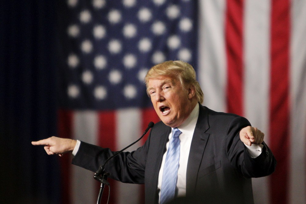 U.S. Republican presidential candidate Donald Trump speaks at a rally in Columbus, Ohio, Nov. 23, 2015. (Photo by Jay LaPrete/Reuters)