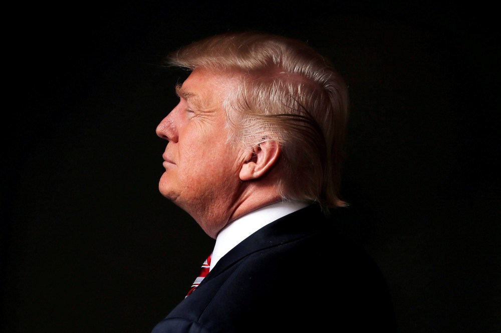 Republican presidential candidate Donald Trump poses for a photo after an interview with Reuters in his office in Trump Tower, in the Manhattan borough of New York City, May 17, 2016. (Photo by Lucas Jackson/Reuters)
