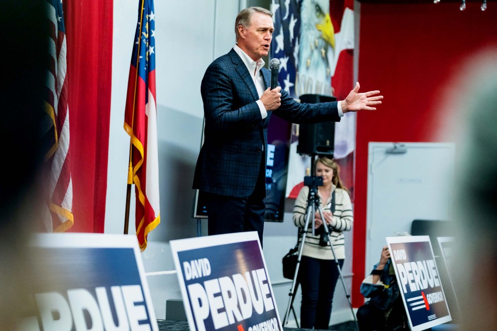 Georgia Gubernatorial Candidate David Perdue Campaigns Ahead Of Primary