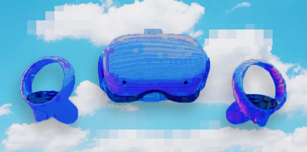 Photo Illustration: The Oculus 2 VR headset