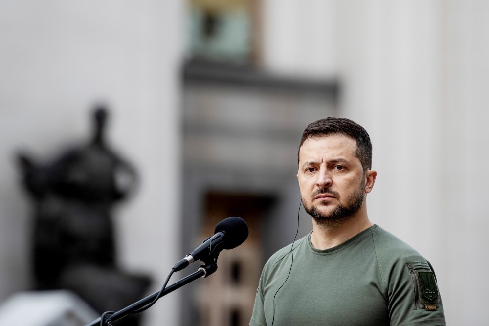 Polish PM And Latvian President Visit Ukrainian President In Kyiv