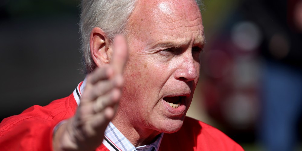 Image: Sen. Ron Johnson in Muskego, Wisconsin.